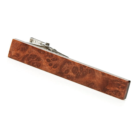 redwood burl tie clip