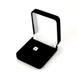 Sterling Silver Initial Tie Tack / Lapel Pin in Gift Box